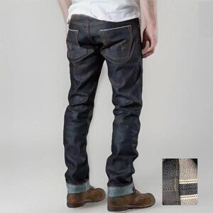 Edwin SEN Selvedge Denim Men's Dark Blue Slim Jeans Size 31 Made in Japan SK505S